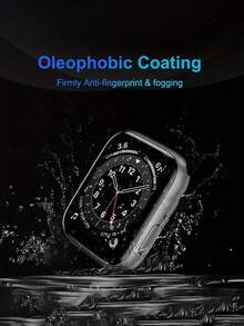 2pcs 7 6 SE 5 4 8 9 Screen Protector 40mm 41mm 42mm 44mm 45mm 38mm, Anti-Scratch, Curved Edge Design, Smartwatch Protective Film - Clear - View 5