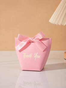 5/10个装迷你礼盒，纯色特种纸礼盒，烫金“谢谢”字样，配缎带蝴蝶结。非常适合盛放圣诞糖果、零食、巧克力和小礼物。也适用于婚礼、派对、生日庆典和节日装饰等场合。 - 多色-梯形盒 - 查看 15