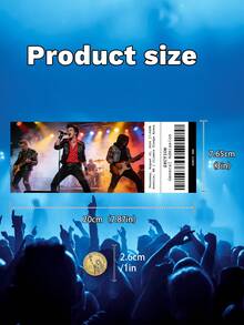 1pc Custom Personalised Event Ticket,Custom Concert Ticket, Country's Cool Again Tour,Editable Tour Ticket, Tour Ticket, My Kinda Saturday Night Tour, Canva Template, Surprise Gift, Concert Ticket - A - View 6