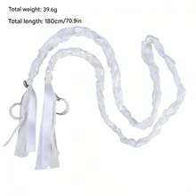 Wedding Lasso Rope, Handfasting Cord With Moon Pendants Hanging Decor Party Favor - Purple - View 6