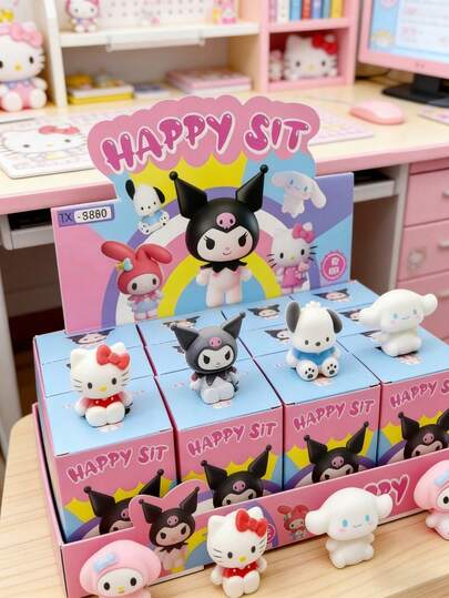 Random Mystery Box – , & Surprise PVC Figurines! 1 Random Collectible Per Box, Kawaii Anime-Themed Charms & Must-Have Treasures For Fans – Perfect For Car Dashboard Decor, Home Shelf Styling, Computer Monitor Tops, Desk Displays & Collection Corners! Awesome Birthday, Christmas, Easter, Halloween & Holiday Gifts For Lovers, Blind Box Collectors, Anime Fans & Friends Of All Ages!