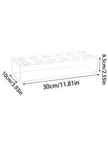 Bình hoa acrylic hình chữ nhật 12/4 lỗ, bình hoa nhựa cao cấp, hộp đựng hoa, vật trang trí bàn ăn, vật trang trí nhỏ, thích hợp cho đám cưới, nhà cửa, trang trí bàn ăn, hộp hoa hồng trong suốt hiện đại, hộp đựng hoa, trang trí tiệm làm đẹp, quà tặng trang trí nhà cửa mùa xuân/hè, sinh nhật, tốt nghiệp. - Nhiều màu - Xem 13