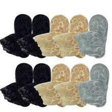 女士蕾丝网眼隐形弹力舒适薄款透明透气舒适踝袜 - 彩色 - 查看 11