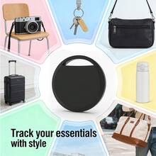 RSH 4 Packs Smart Tag For Android, Smart Tracker Anti-Lost Locator Works For Android Find Hub App(System Requirements Android 9+), Precise Positioning Locator Luggage Tracker, For Key Wallet Bag Finder, Family Sharing&Privacy Protection - Black - View 9