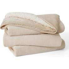 Grey 274x218cm Waterproof Fleece Blanket Soft Plush Washable For Humans Large Dogs Versatile Bed Sofa Throw - Queen(229x218cm) - View 2