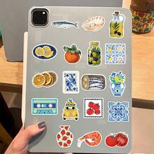 50 Pieces New Mediterranean Tomato Series Stickers - Waterproof DIY Decals For Journals, Water Cups & Phone Cases - 50PCS - View 8