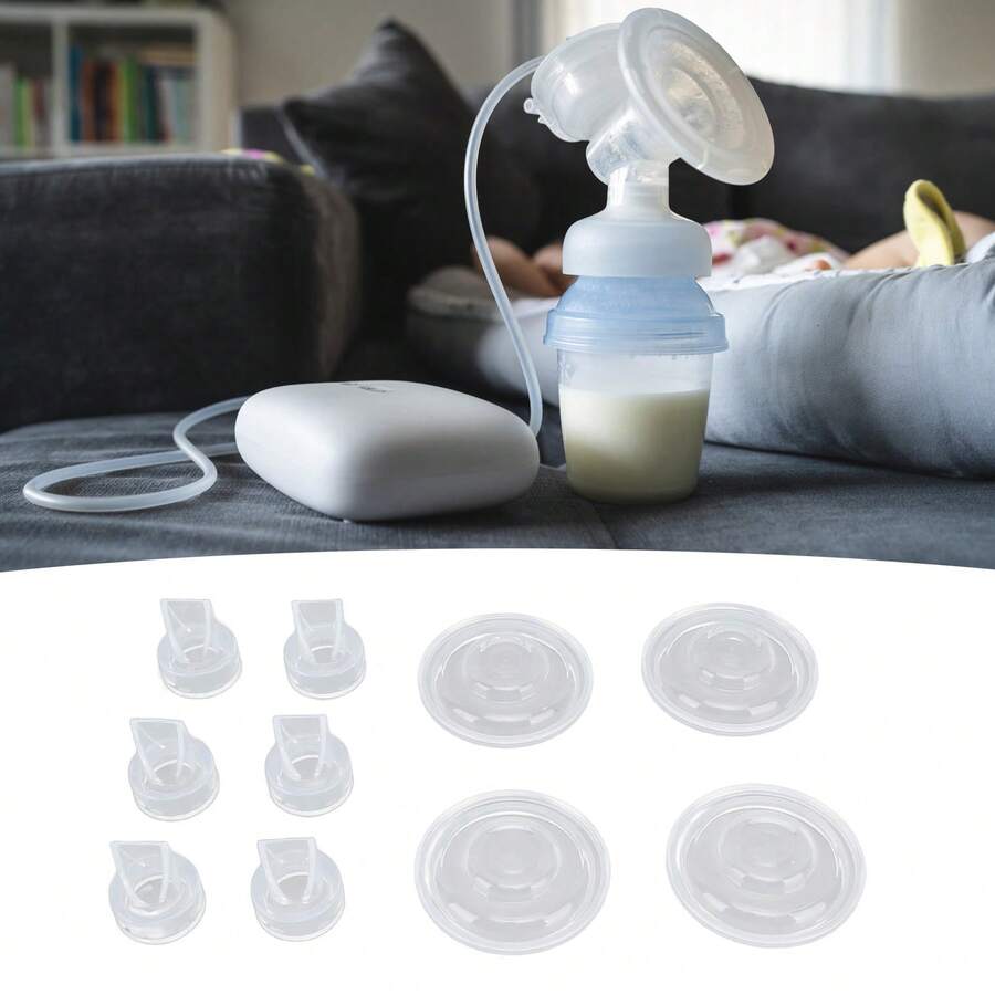 Válvulas Duckbill Diafragma de silicona de repuesto Accesorios para bombas eléctricas portátiles para el pecho para S9, S12, S9Pro y S12Pro - transparente - Ver 1