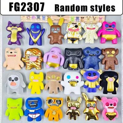 ZURU Fuggler Funny Ugly Monster Plush Toys And Keychains, Suitable As Ornaments Or Decorative Items.