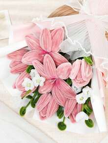 423支多色毛毡棒 - 管状清洁棒,适用于DIY手工和花束制作,配有花艺铁丝、园艺胶带和花蕊手工套装 - 彩色 - 查看 7