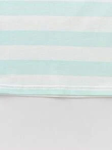 Balabala Unisex Sleeveless Top, Breathable Quick-Dry Fabric, Soft & Comfortable, Summer Tank Top - White Green Tone - View 9