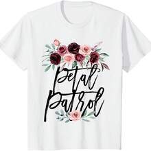 Camiseta floral Petal Patrol para propuesta de novia para niñas pequeñas - Blanco 5 - Ver 1