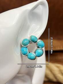 Bông tai hoa ngọc lam phong cách Bohemian mới năm 2026, thiết kế đa năng, phù hợp để đeo hàng ngày hoặc làm quà tặng, bông tai mùa lễ hội | Phong cách Bohemian | Làm thủ công, hạt cườm phong cách Bohemian. Mẫu mới năm 2026 này là sự lựa chọn hoàn hảo cho những món quà ngày lễ quan trọng, và bạn sẽ nhận được nhiều lời khen ngợi khi đeo nó. Hãy thêm nó vào bộ sưu tập trang sức của bạn ngay bây giờ! Nếu bạn hài lòng, vui lòng để lại đánh giá 5 sao và chia sẻ những bức ảnh đẹp của bạn. - mẫu hoa - Xem 3