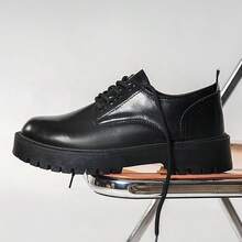 Men's Trending Low-Top Versatile Shoes, Suitable For Office, Wedding Season, Business Commute - Matte Black - View 7