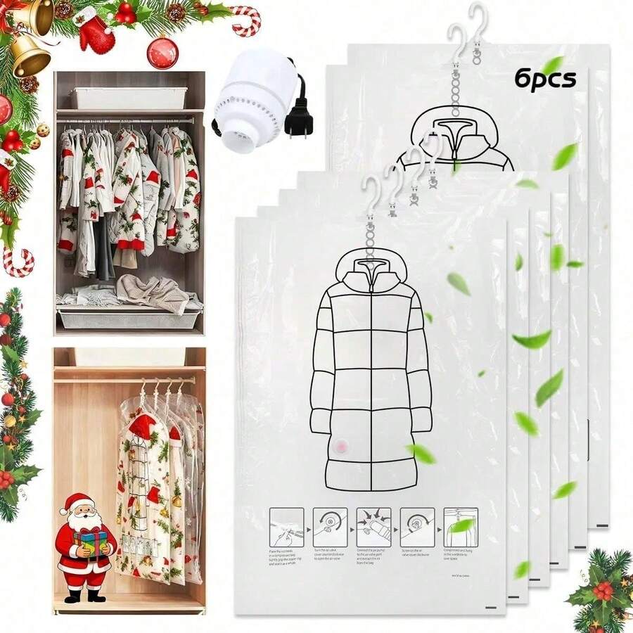 Bolsas Al Vacio Ropa Bolsa Para Colgar Ropa Al Vacío 6 Pieza - por defecto - Ver 1