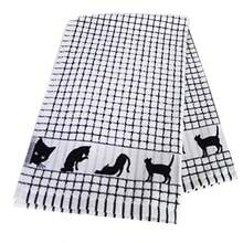Samuel Lamont Tea Towel Cotton Midnight Black One Size - Black - View 1