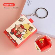 1pc 2026 Trending Cartoon Surprise Drawer Magic Box Keychain Pendant, Cartoon Surprise Box Bag Charm, Children's Gift, Perfect Gift, Holiday Gift, Birthday Gift, Fun Gift - Multicolor - View 14