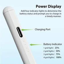 Compatible With Apple Pencil Palm Rejection Power Display IPad Pencil Pen For IPad2022 2021 2020 2019 2018 Pro Air Mini Specific Stylus - Multicolor - View 7