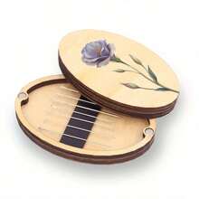 Hộp đựng kim bằng gỗ có nam châm, thiết kế hoa văn, lý tưởng để đựng chỉ thêu và các vật dụng may vá. - A - Xem 6