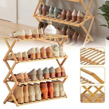 Rastrelliere per scarpe pieghevoli - Beige - Visualizzare 1