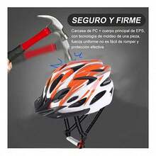 Casco Ajustable De Bicicleta Patineta Y Más Ciclismo Montaña - Albaricoque - Ver 2