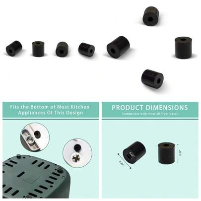 Replacement Heat Resistant Non Slip Silicone Feet Compatible With Air Fryer Slow Cooker Deep Fryer Rice Cooker 4 Pack
