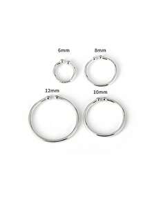 925纯银素面戒指搭配性感纯银肚脐环 - 單隻 - 查看 3