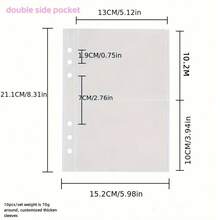 1pc A5 Cartoon Seal Plush Loose-Leaf Photo Album, 4-Slot Star Collection Card Holder, Instant Camera Card Album, Anime Card Organizer - Plush Photo Album - View 12