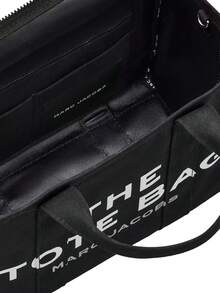 Marc Jacobs The Canvas Medium Tote Bag Women  Bags It Features Cotton Canvas,2026 Valentine's Day Gifts,Gift For Her M0016161 - 黑色 - 查看 8