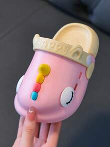 Kids Girls Sandals New Summer Outdoor Clogs Girls Anti-Slip Beach EVA Toddler/Little Kid Slippers - Pink - View 5