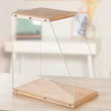 Premium Vinyl Record Storage W/ Clear Acrylic Holder Style Record Holder LP - 原木色 - 查看 11