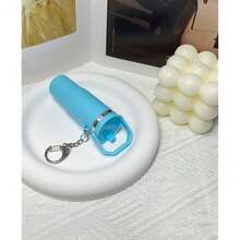 LAEKOU Mini Cup Keychain Compatible With Stanley Cup, Cute Tumbler  Holder Key Chain For Purse Bag Backpack - LightBlue - View 6