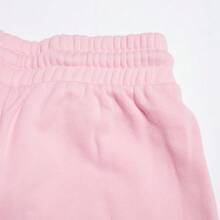 Adidas 女士休闲针织慢跑裤，舒适百搭，春秋季 - 粉色 - 查看 4