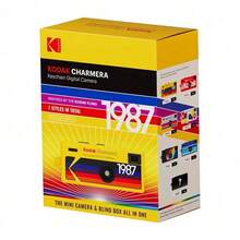 Kodak Cámara de caja ciega Charmera, color aleatorio, mini cámara digital con llavero de 1987, regalo de caja ciega, pequeña y portátil, efectos visuales retro, estética de color de los 80. - Multicolor - Ver 13
