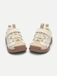 Balabala Toddler First Walker Shoes, Breathable Mesh Knit Athletic Sneakers, Soft Sole Anti-Slip, Suitable For Boys And Girls - Camel - View 6