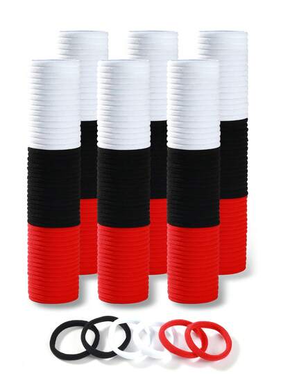 10/50/100 Stück nahtlose Haargummis ohne Beschädigung, elastische Haarbänder für dickes, schweres, lockiges Haar, Nylon rutschfeste Haargummis für Pferdeschwanz, weiche Haarschmuckzubehör für Frauen und Mädchen, Workout, Sport, Yoga, Fitness, Alltag, hochelastische, farbige Stirnbänder, Haargummis in Großpackung, Haargummis, Scrunchies Haargummis