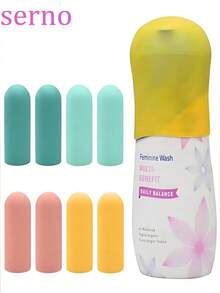 Silicone Anti-Leakage Bottle Caps, Silicone Bottle Cap Accessories, Travel Essentials, Toiletry Anti-Leakage Caps - Multicolor - View 1