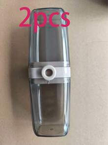 双人旅行洗漱套装，专为情侣设计。内含漱口杯、香皂盒、牙刷架和牙膏盒。可折叠设计节省空间，打开时可用作双杯，合上时可变为储物盒。防水材质防漏防潮，避免洗漱用品潮湿发霉。 - 彩色 - 查看 14