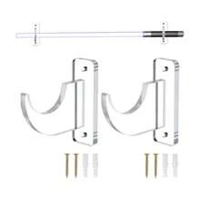 Sword Wall Mount Holder, 1 Set Acrylic Display Hanger Wall-Mounted Sword Stand Display For Sword Wall Bracket, Black - Multicolor - View 1