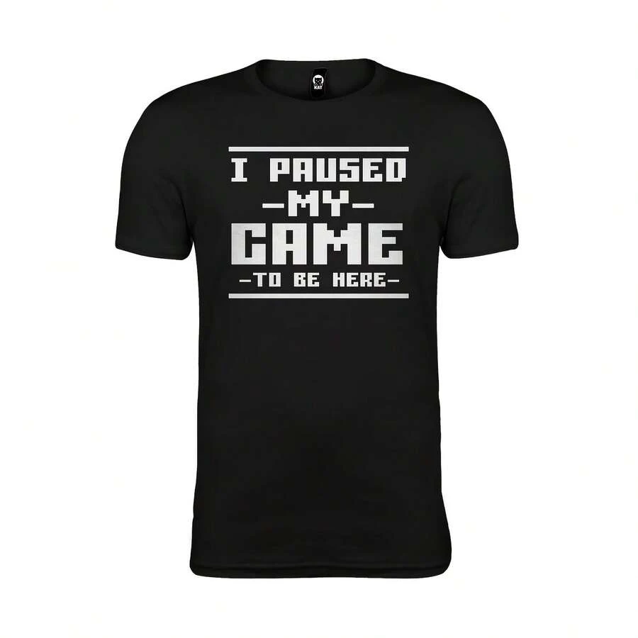 Playera Caballero Gamer Pausé mi juego - Negro 4 - Ver 1