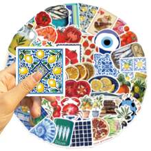 50 Pieces New Mediterranean Tomato Series Stickers - Waterproof DIY Decals For Journals, Water Cups & Phone Cases - 50PCS - View 5