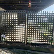 Mampara de privacidad con jardinera, 183 cm de alto x 120 cm de ancho. Mampara de privacidad para exteriores de 3 paneles, jardinera de jardín con enrejado para plantas trepadoras, vegetales y enredaderas. - Negro - Ver 6