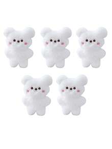 5 piezas Decoración colgante de peluche de oso de peluche de dibujos animados, adecuado para el Día de San Valentín, fiesta de graduación, caja de regalo de cumpleaños, decoración de fiesta de boda, decoración DIY de fiesta de cumpleaños, Navidad, recuerdos de fiesta infantil, regalos para niños, oso de peluche - Multicolor - Ver 12