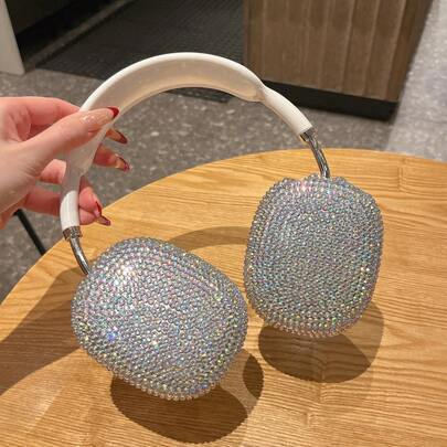 Sequins,Diamond Luxury Rhinestone Earphone Case Suitable For AirPods Max Headphones, Protective Cover For Apple Over-Ear Headphones, Elegant Design