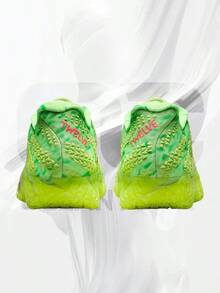 Nike Ja 3 Zombie– Men's Lifestyle Sneakers – Shoes For Man -Vintage-Spring & Summer-Inspired Running Shoes, Shock-Absorbing Comfort, Gym To Streetwear Casual Wear-Back To School–HV9924 700 - Light Lemon Twist/Hemp/Bright Crimson/Black - 查看 4