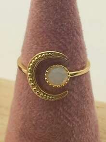 1件梦幻月亮浪漫优雅戒指首饰配饰 - 戒指 - 查看 7