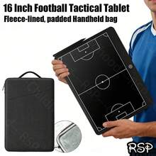 RSP 16-Inch LCD Electronic Football Tactics Tablet, Comes With Stylus Pen And Padded Carrying Case, Football Tactics Training Board, Dedicated Teaching Blackboard, Reusable Digital Strategy Marker Board, Battery Powered With On/Off Switch, Suitable For Football Training, Strategy Planning, Football Club Sports Gift - Black - View 15
