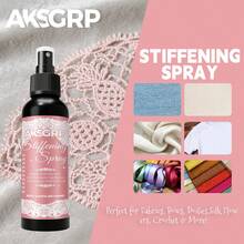 1pc Fabric Stiffening Spray, Quick Drying, Long Lasting, Suitable For DIY Crochet/Knitting/Fabric Crafts/Lace/Handmade Bouquets, Provides Durable Shaping - Fabric Setting Spray - View 5