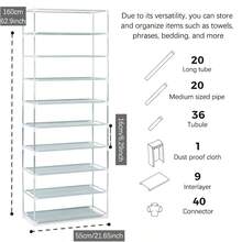 Shoe Racks - بني - مشاهدة 4
