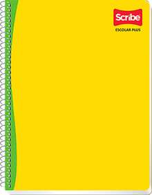 Cuaderno Espiral Sencillo Profesional de Pasta Semi Rígida, Raya de 100 Hojas (Diseño de Portada Aleatoria) - B - Ver 5