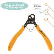 Looper Pliers In One Step Jewelry Making, 1.5mm-2.25mm-3mm Looping Size, Beading Looper, Wire Looping Pliers 24-18 Gauge Wire, Patented, One Step Looper Jewelry, One Step Looper Pliers.Ring Pliers, Easy To Cut, Durable Multi - Variant - View 9